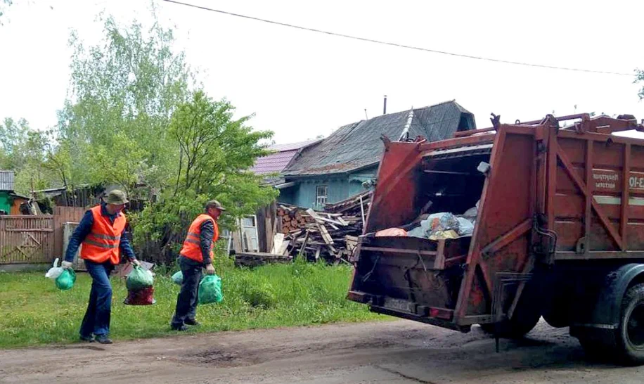 Вывоз мусора из частного дома в Валуйках в октябре