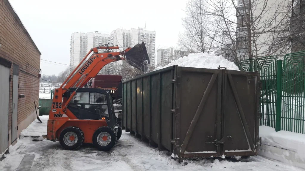 Вывоз снега контейнерами в Валуйках — цена от 3406 руб., заказать контейнер для снега в ПроМусор